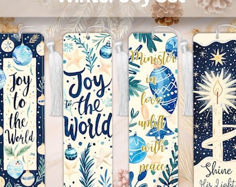 Joy to the World Bookmark Set | Winter Joy Printable | Faith-Based Christmas Gift