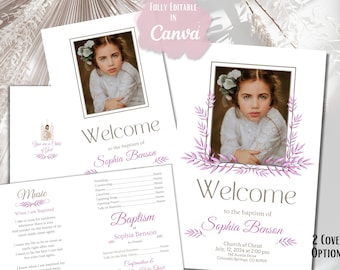 Baptism Programs/Invites