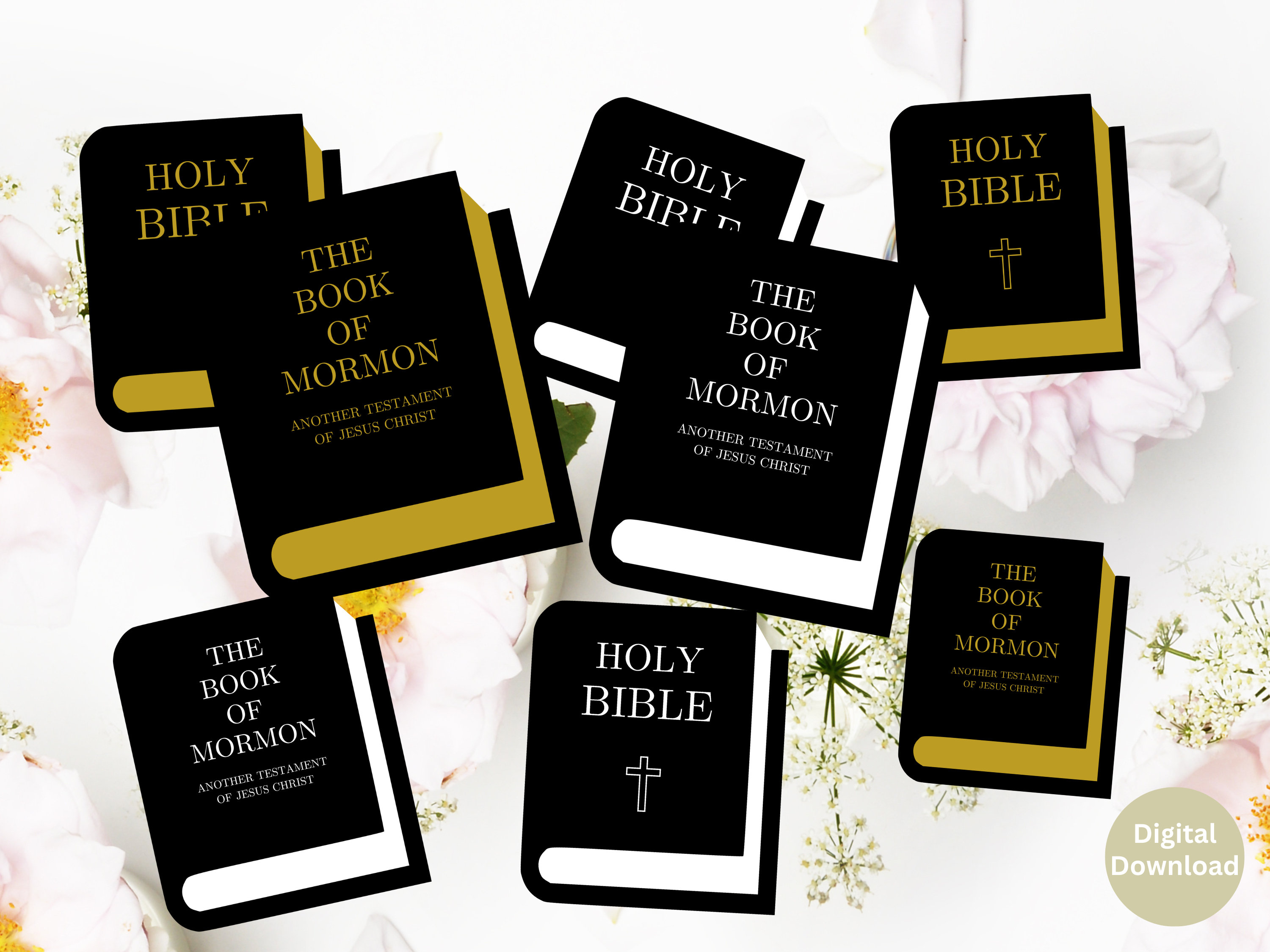 LDS Scripture Clipart Set: Book of Mormon PNG Images (commercial Use ...