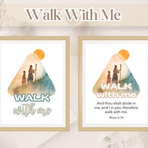 Walk With Me LDS Youth Theme 2026 Poster Bundle | Printable Jesus Christ Wall Art, Handouts & Phone Wallpaper | Digital Download image 5
