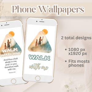 Walk With Me LDS Youth Theme 2026 Poster Bundle | Printable Jesus Christ Wall Art, Handouts & Phone Wallpaper | Digital Download image 9