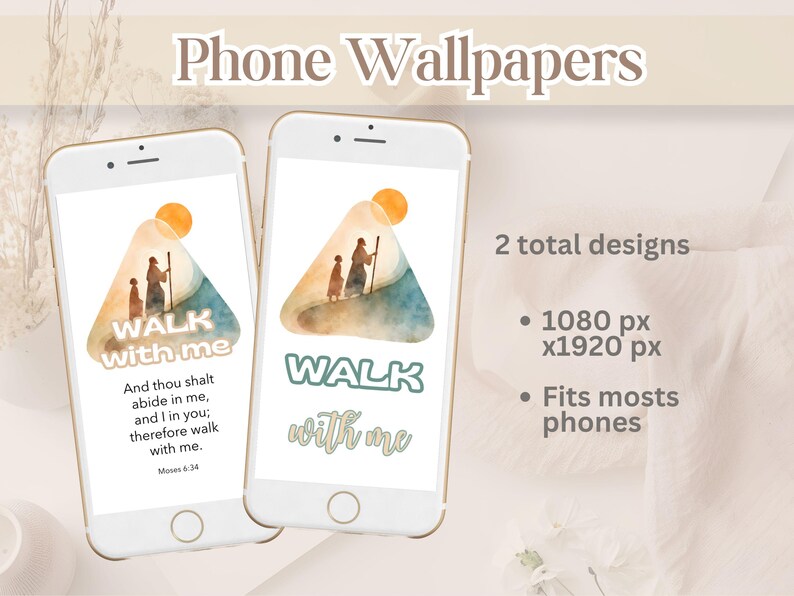 Walk With Me LDS Youth Theme 2026 Poster Bundle | Printable Jesus Christ Wall Art, Handouts & Phone Wallpaper | Digital Download image 9
