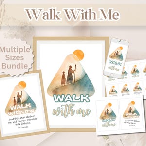 Walk With Me LDS Youth Theme 2026 Poster Bundle | Printable Jesus Christ Wall Art, Handouts & Phone Wallpaper | Digital Download image 14