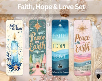 Scripture Bookmark Set | LDS Ministering Gift | Faith Inspired Printable | Christian Gift for Women