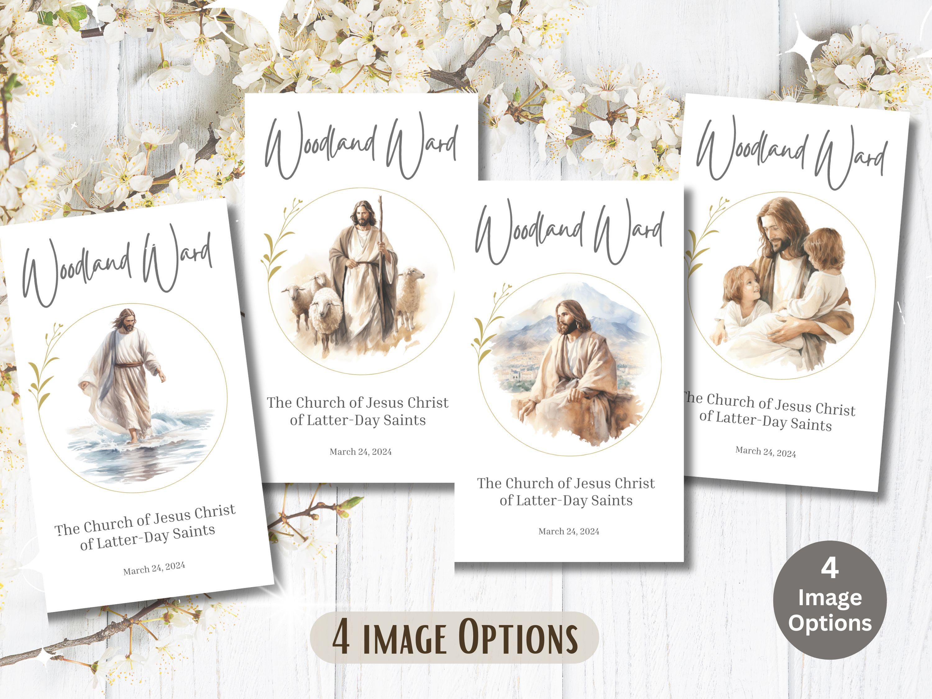 LDS Sacrament Program Template: Customizable Church Meeting Program ...