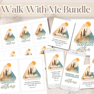 Walk With Me LDS Youth Theme 2026 Poster Bundle | Printable Jesus Christ Wall Art, Handouts & Phone Wallpaper | Digital Download image 11
