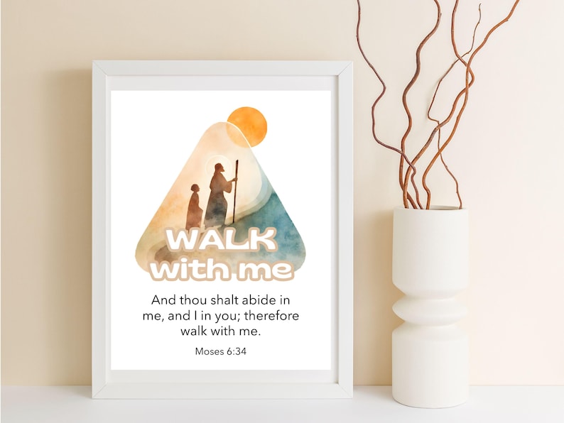 Walk With Me LDS Youth Theme 2026 Poster Bundle | Printable Jesus Christ Wall Art, Handouts & Phone Wallpaper | Digital Download image 13