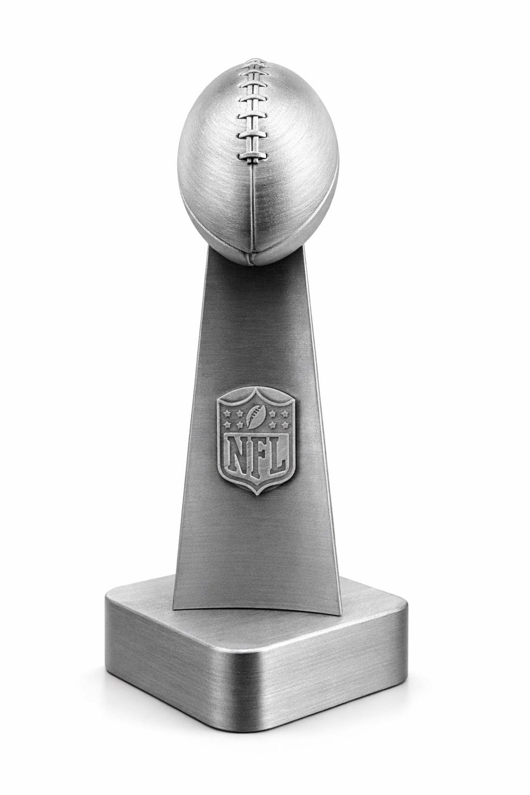 Nfl Rushing Trophy 2026 NFL Football Championship Trophy 3D Printed Metallic Collectible ...