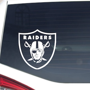 Las Vegas Raiders Heart Cut Decal / Sticker