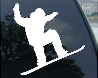 Snowboard Snowboarder Silhouette Decal Vinyl Sticker