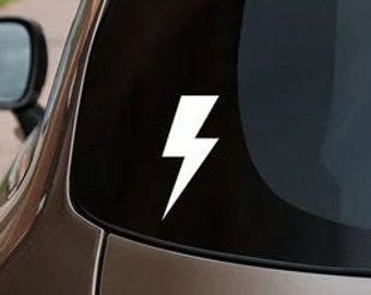 Lightning Bolt Decal Sticker - Comic Book Icon - Flash Speed Superhero - Vinyl Weatherproof Adhesive