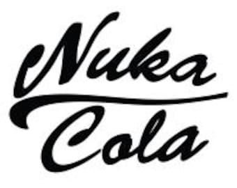 Nuka Cola Logo Fallout Decal Vinyl Sticker - For Windows, Cars, Bumpers, Bottles
