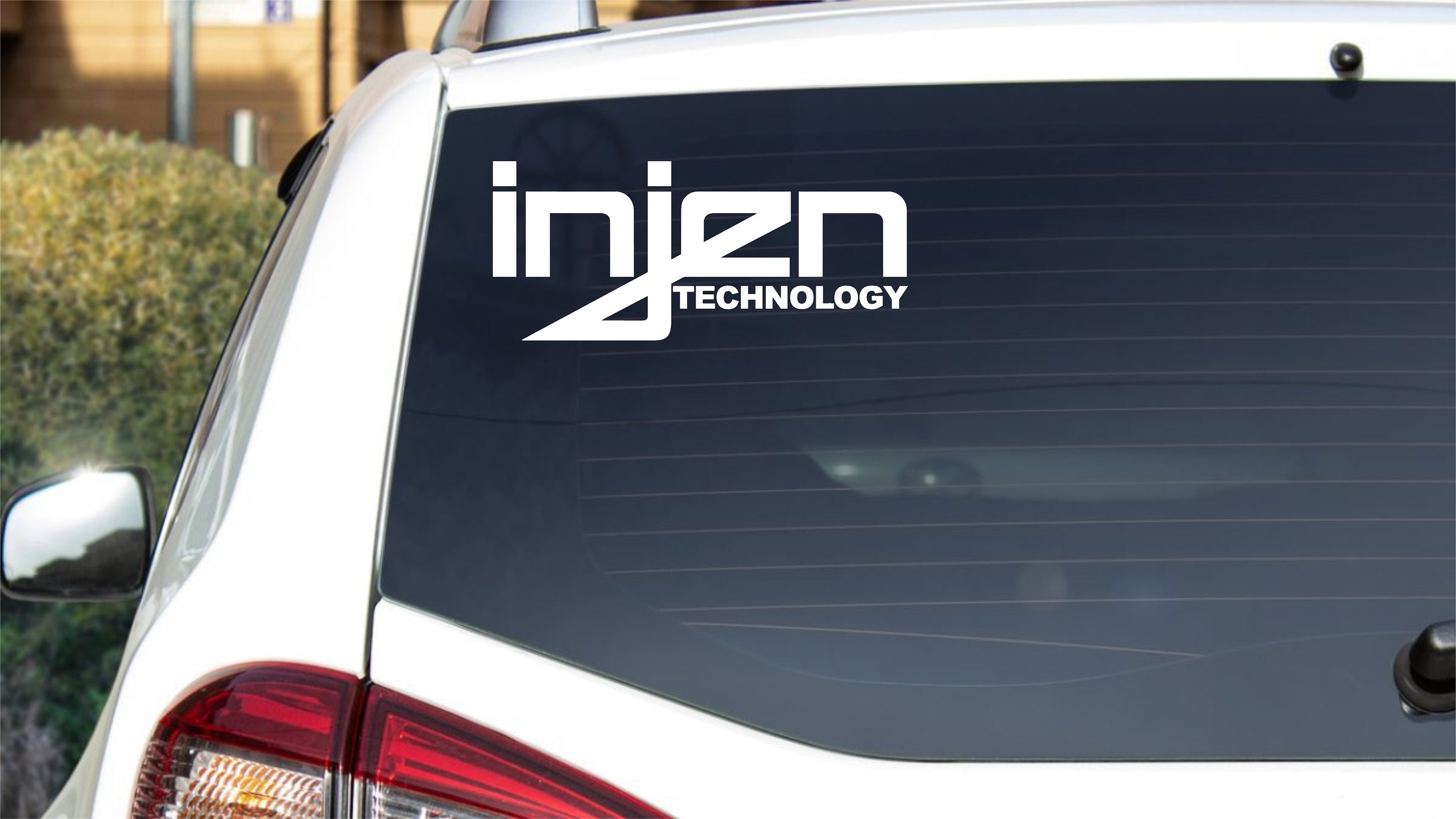 thumbnail image 2 of Injen Sticker Pack – 2 Die-Cut Decals 12 Inch Logo (Darkside Ltd B242-BLK-2) 2 of 5