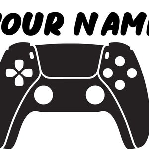 Video Game Gamer Vinyl Stickers Personalized Decal - Different Colors and Sizes