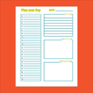 Organize Your Day: Printable Daily Planner for Busy Parents - Etsy