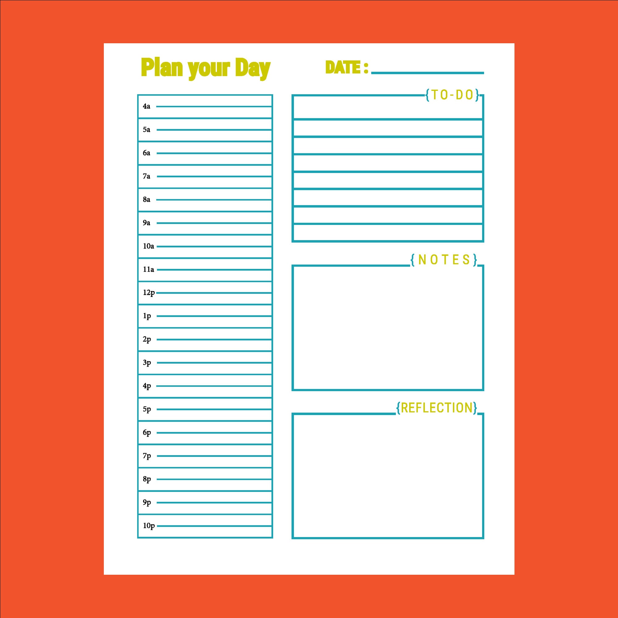 Organize Your Day: Printable Daily Planner for Busy Parents - Etsy