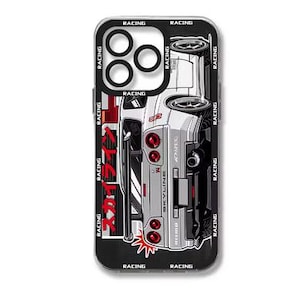 Custodia per telefono JDM Tokyo Drift Car Cover in TPU morbido trasparente per iPhone Samsung