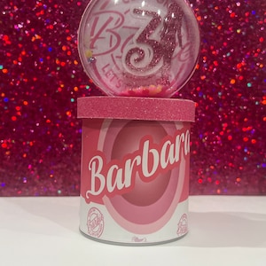 Barbie Pringles party favors
