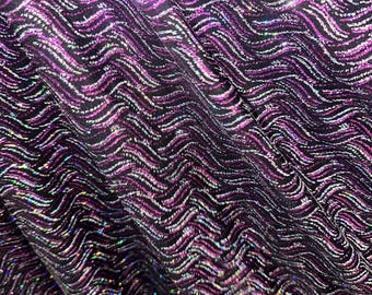 Glitzerndes abstraktes Trix Design auf Elastan