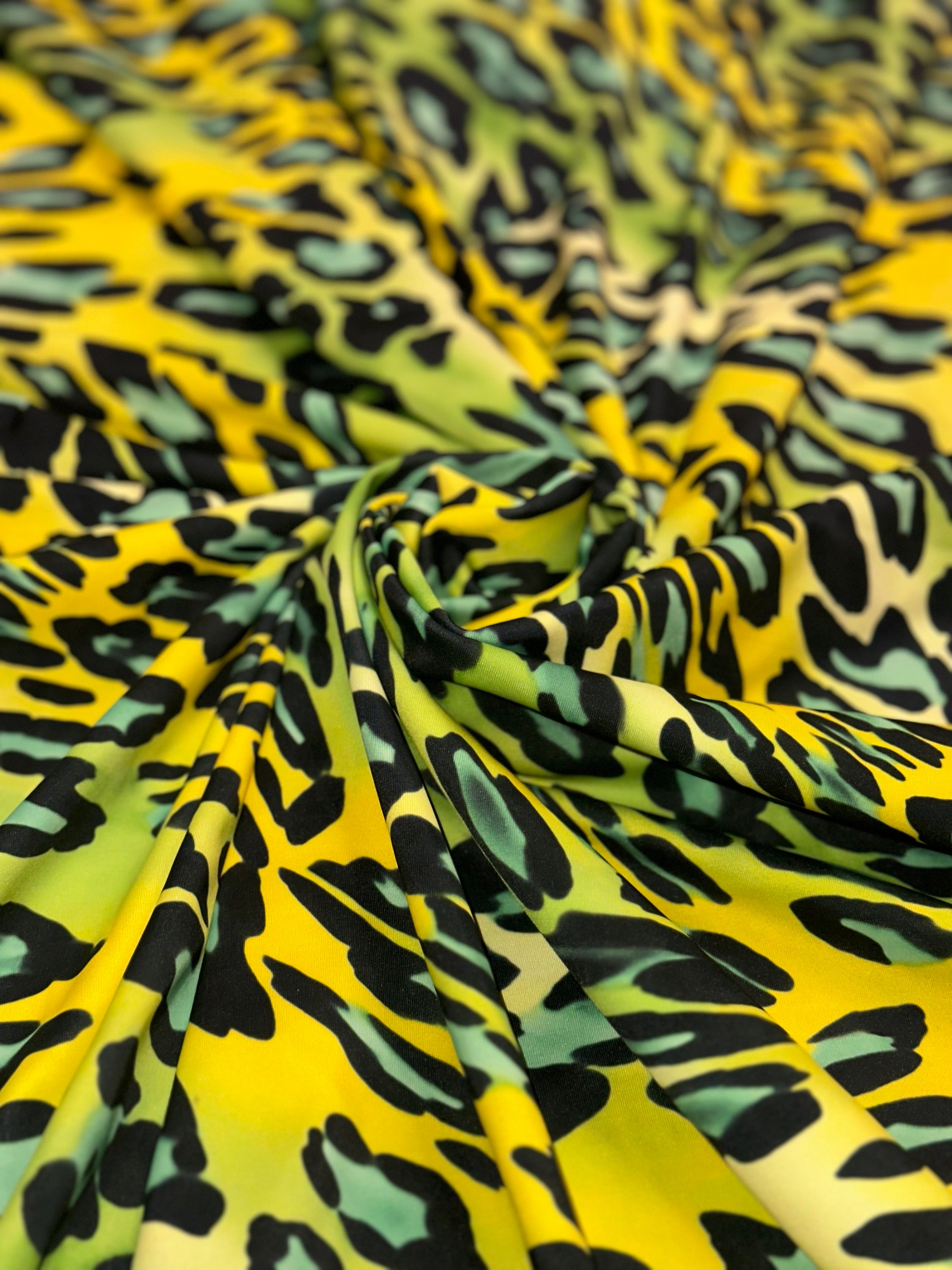 Green Leopard Dress - Etsy