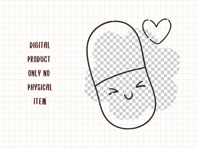 Cute Hospital Clipart, Kawaii Medical SVG Bundle, Hand Drawn Healthcare ...