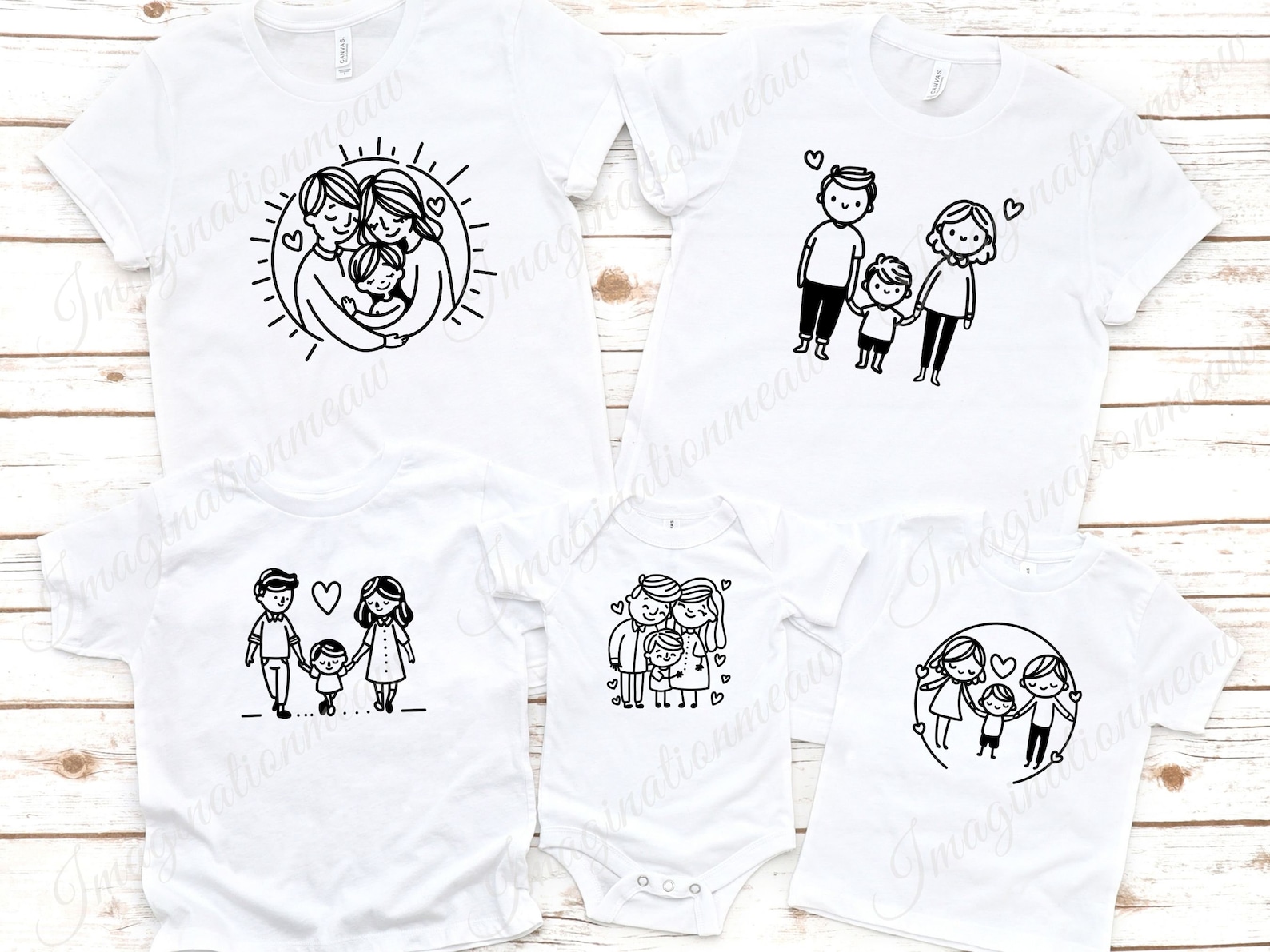 Family Bundle Svg, Family Svg, Mom Dad Baby Svg, Parents and Kids ...