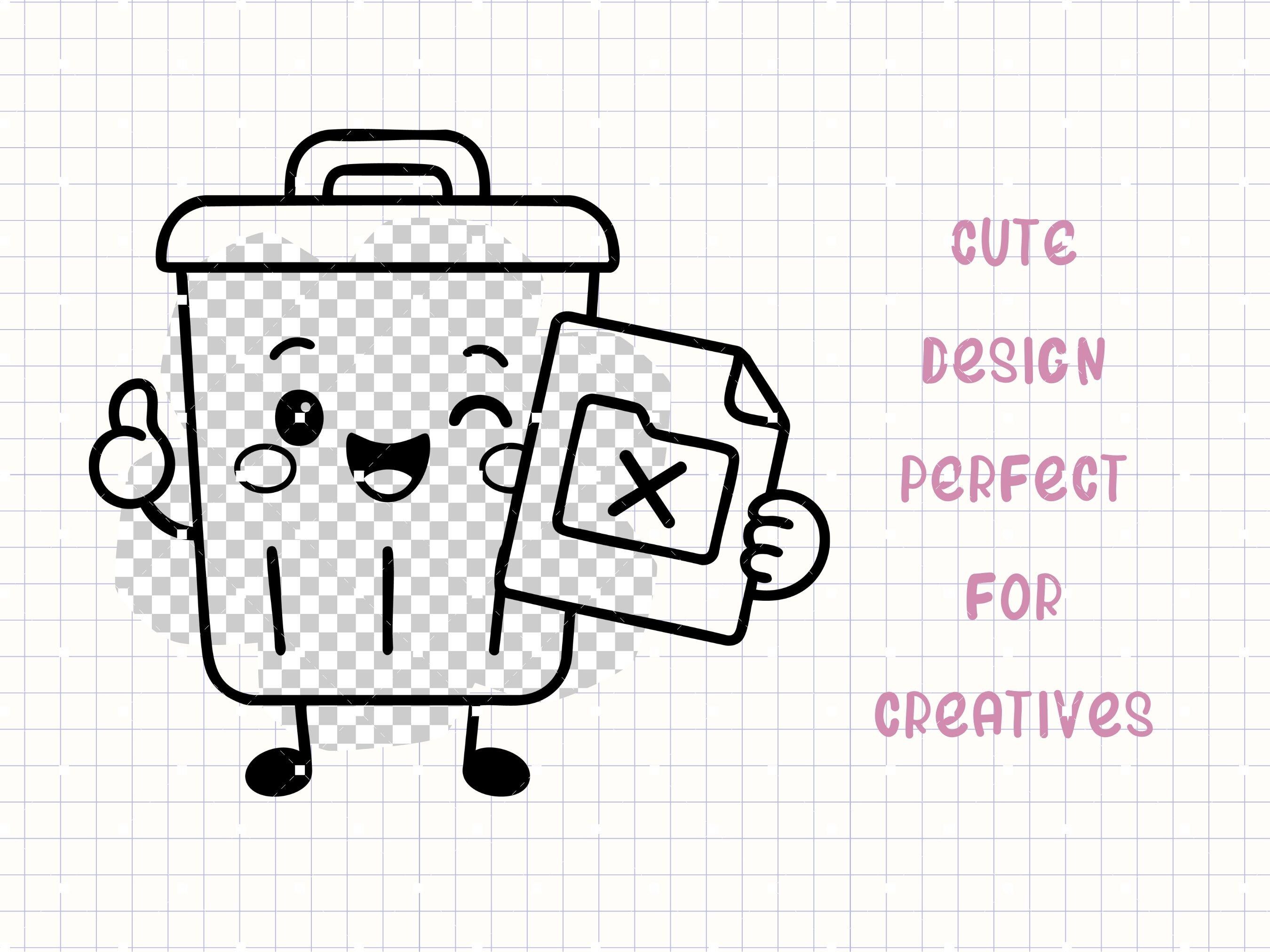 30 Cute Digital Tools SVG PNG Bundle – Kawaii Tech Clipart for Stickers ...