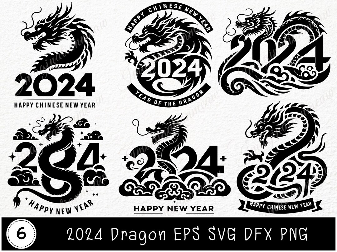 2025 Dragon SVG, Year of the Dragon 2025 Svg, Chinese New Year, Chinese