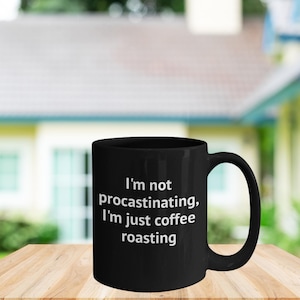 Funny coffee roasting mug, gift for coffee roasting lovers