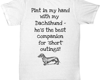 Funny beer t-shirt, funny dog t-shirt, dachshund t-shirt, for dachshund lovers, for dog lovers, for beer drinkers, great gift, for men an...