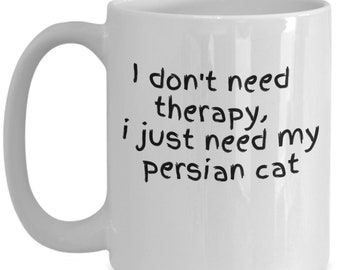 Persische Katzen-Tasse, lustiger Katzen-Liebhaber Geschenk