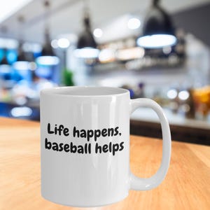 Baseball mug, funny baseball mug, baseball mug gift, baseball fan mug, baseball mug for men, baseball mug for coach, baseball coffee mug