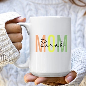 Custom Mug, Personalized Mug, Custom Mom mug, Mom Birthday, Dad Birthday, Coffee Cup, Christmas Gift, Friend Gift, Mother Gift, Monogram cup