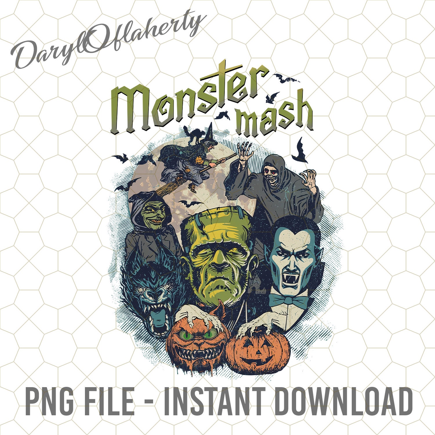Monster Mash Halloween Png, Stay Spooky Png, Spooky Season Png ...