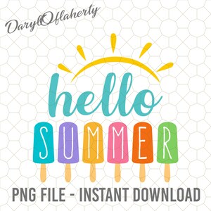 Hello Summer Png, Ice Cream Cone Shirt Png, Summer Time, Summer Png, Beach Vibes, Palme, Ice Cream Png, Sommershirt, Welcome Summer