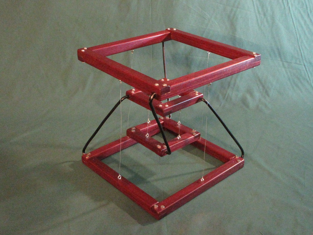 Tesserect Tensegrity in Redheart - Etsy
