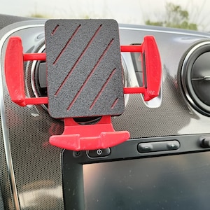 Phone Mount for Renault Dacia Sandero II, Logan, Duster (2016) - Custom Fit Holder - Sport Look - Birthday Gift - 3D Printed -
