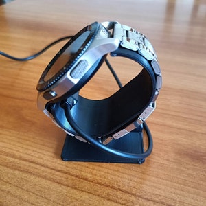 Support générique pour montre connectée - Présentoir pour bracelet - Support pour montre connectée - Présentoir à bijoux en ABS - Station d'accueil pour chargeur imprimée en 3D - Cadeau d'anniversaire