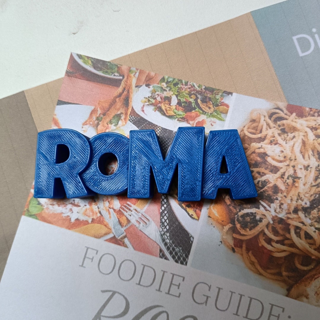 Personalized 3D Printed Fridge Magnet, Unique Christmas Gift Idea ...