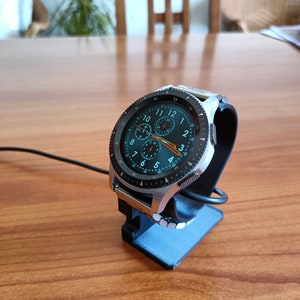 Support pour montre intelligente | Présentoir à bracelets | Support pour montre connectée | Présentoir à bijoux en ABS | Station d'accueil pour chargeur imprimée en 3D - Cadeau d'anniversaire