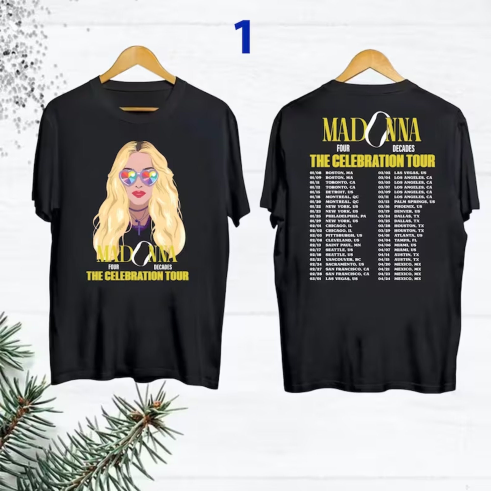 Madonna The Celebration Tour 2024 TShirt, Madonna 2024 Concert Tee