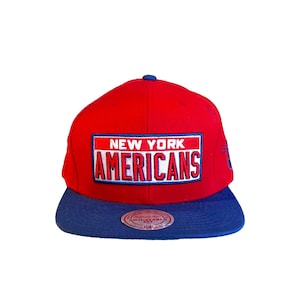 MITCHELL & NESS New York Americans Vintage Retro NHL Snapback Cap