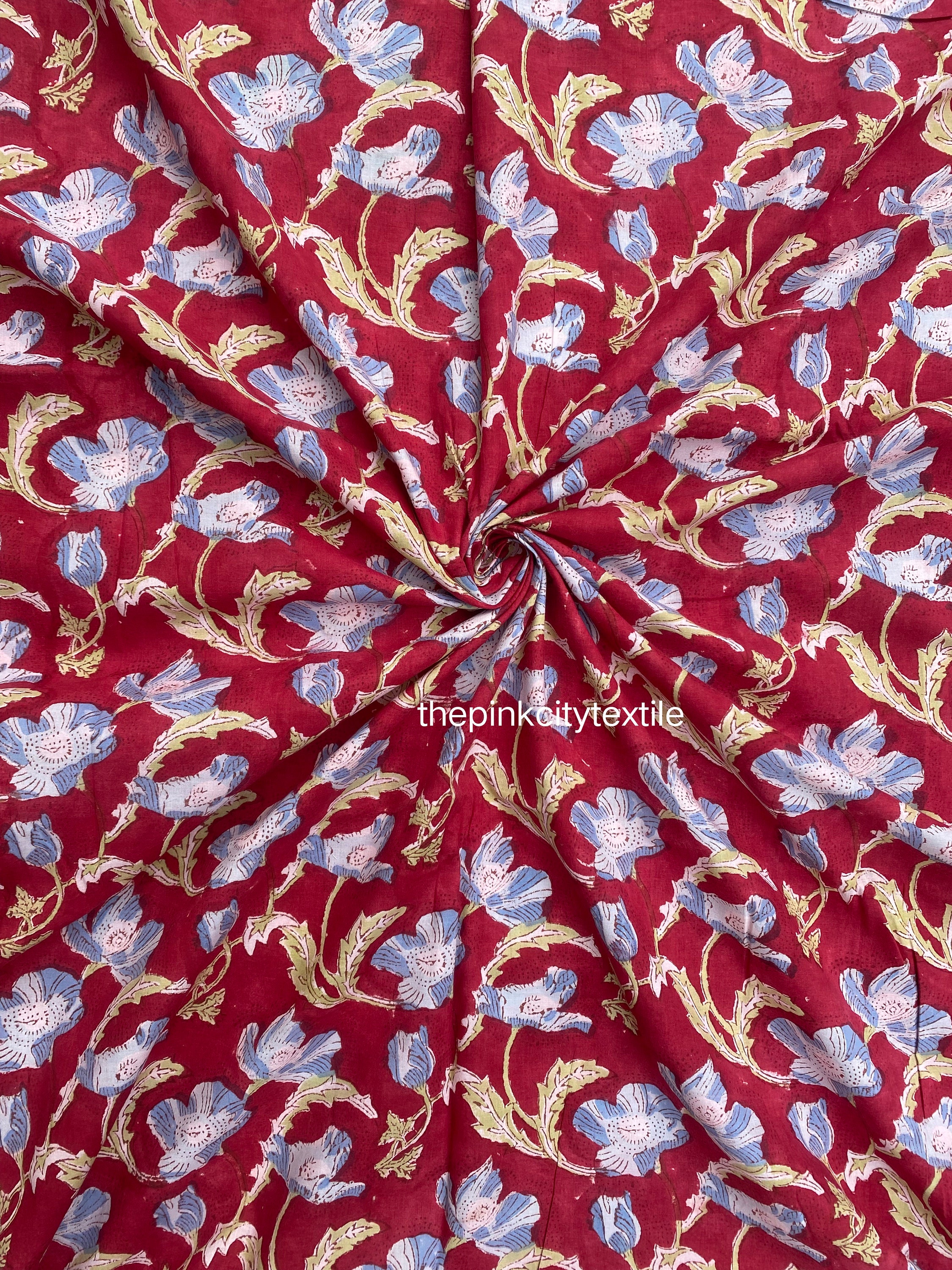 Federa Cuscino Decorativa 40x40 Cm In Seta Indiana Tessuta A Mano - Motivo Floreale, Rosso Arrugginito, Con Schiuma Interna