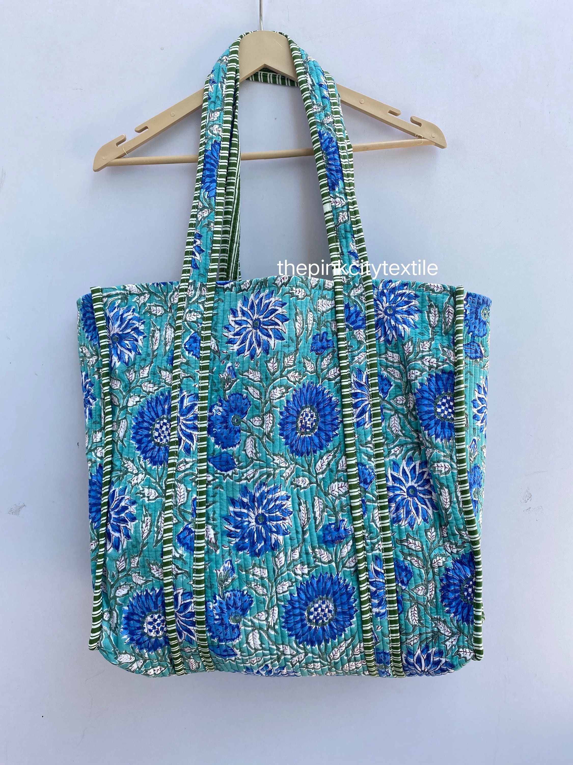 ANOKHI トートバッグ ショルダーバッグ 花柄 チャック付き