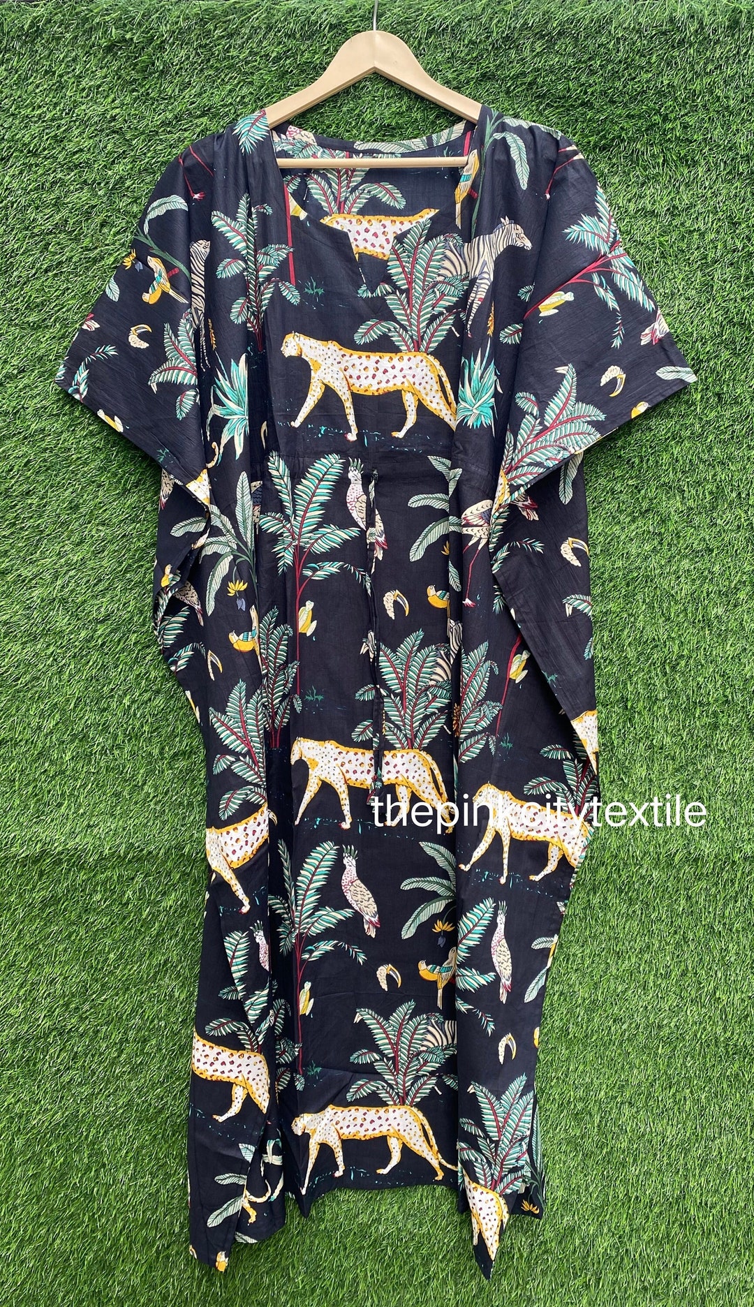 Safari Savannah Kitenge Midi Wrap Dress - Juja Print main image 1