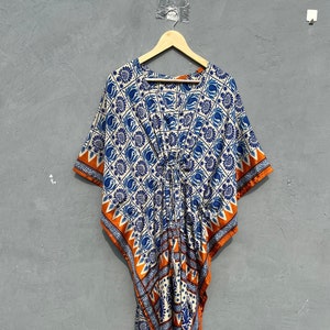 Women Silk Caftan Beach Bikini Cover up Light Weight Silk Caftans Pure Silk make great Anniversary or Birthday gifts, S-1