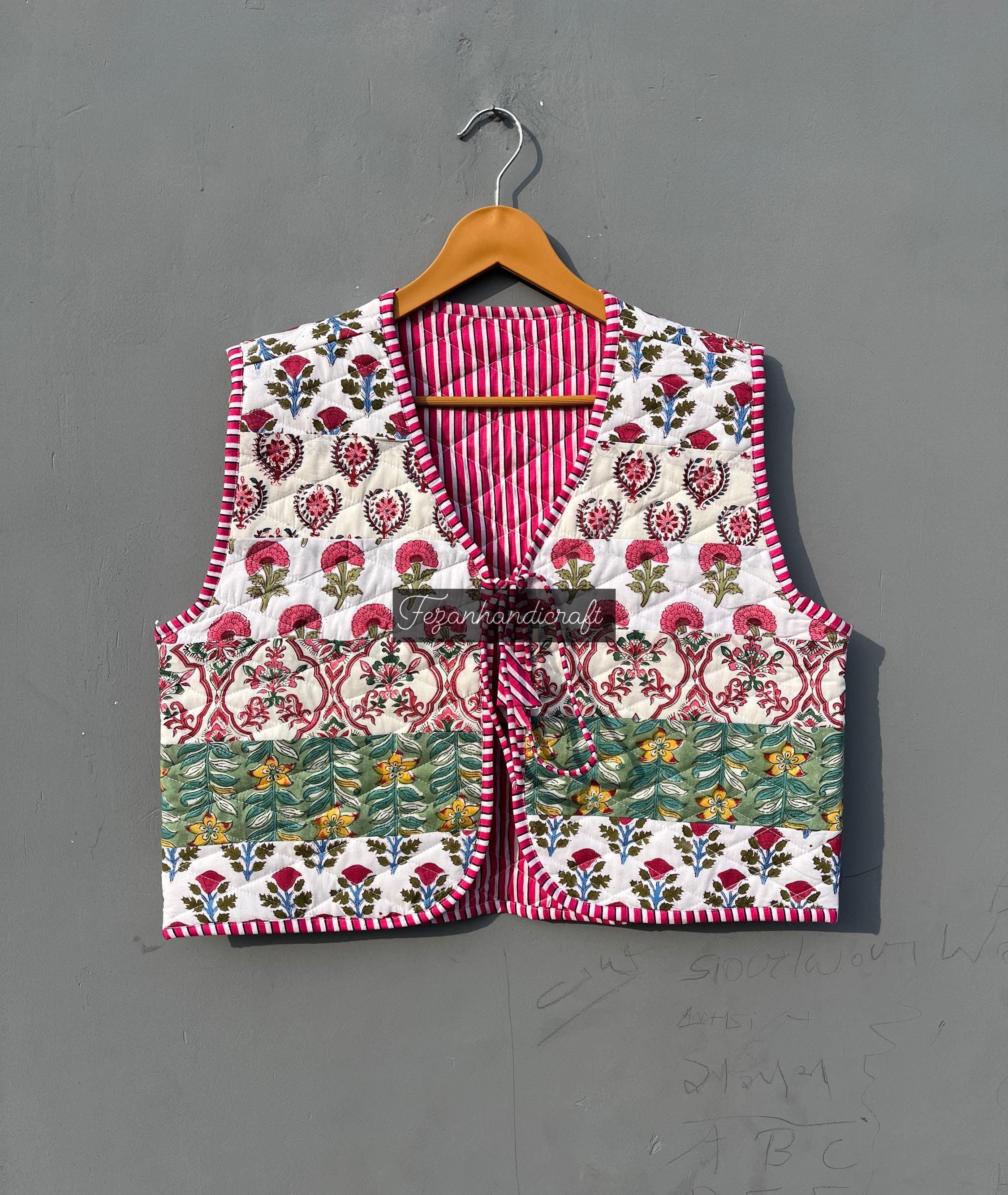 □ 44695★定価3.9万 エスゼットブロックプリント キルティングベスト □ 44695☆定価3.9万 エスゼットブロックプリント キルティングベスト