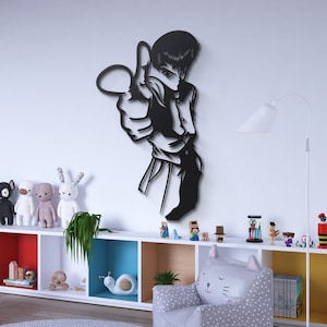 Arte mural de anime Decoración mural de anime