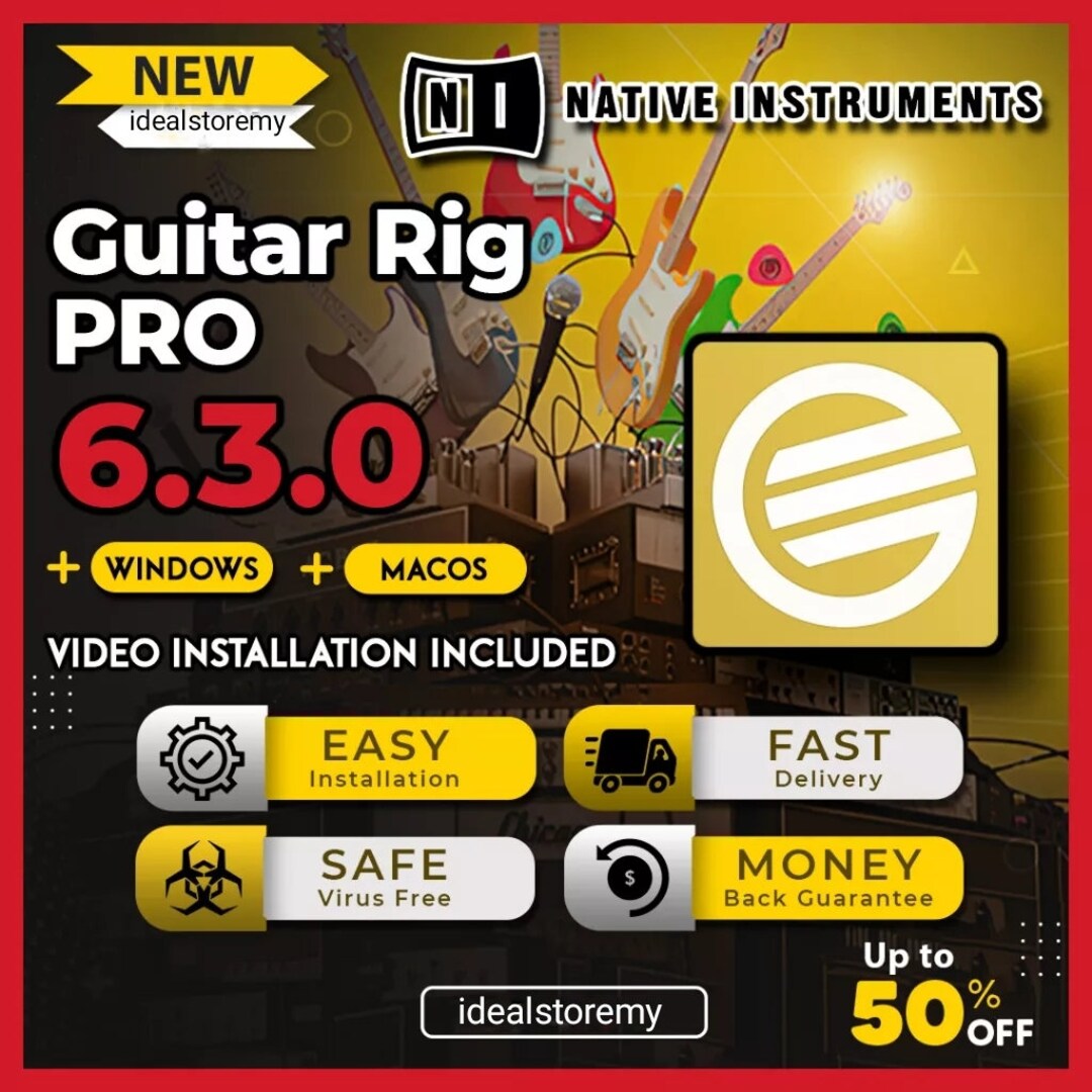Guitar Rig Pro 2023 Latest Version for Windows/macos Etsy