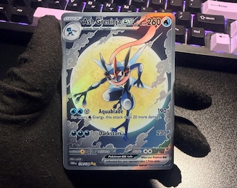 Ash Greninja Alt Art | Custom Fan Art Holographic Cards | Gift for Fans